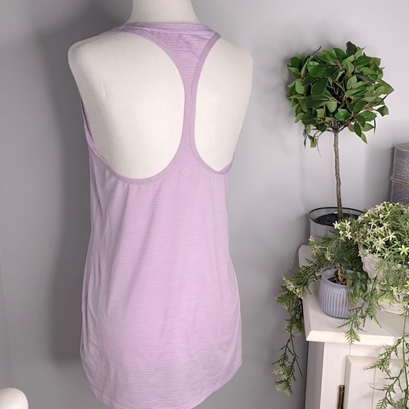 Athleta Lilac Featherlight Razerback Tank Size S - Picture 3 of 5